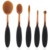 Makeup Oval Brushes Set Kit
